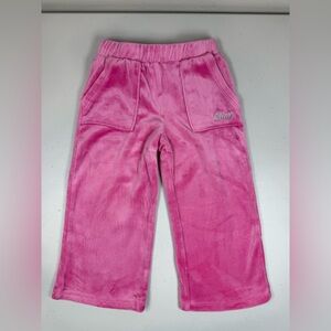 Pink Juicy Couture soft Velour pants 2T